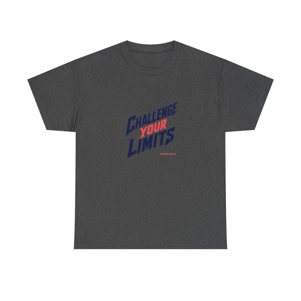 Michelle Khare "Challenge Your Limits" Unisex Tee - alternate angle 4, merchandise