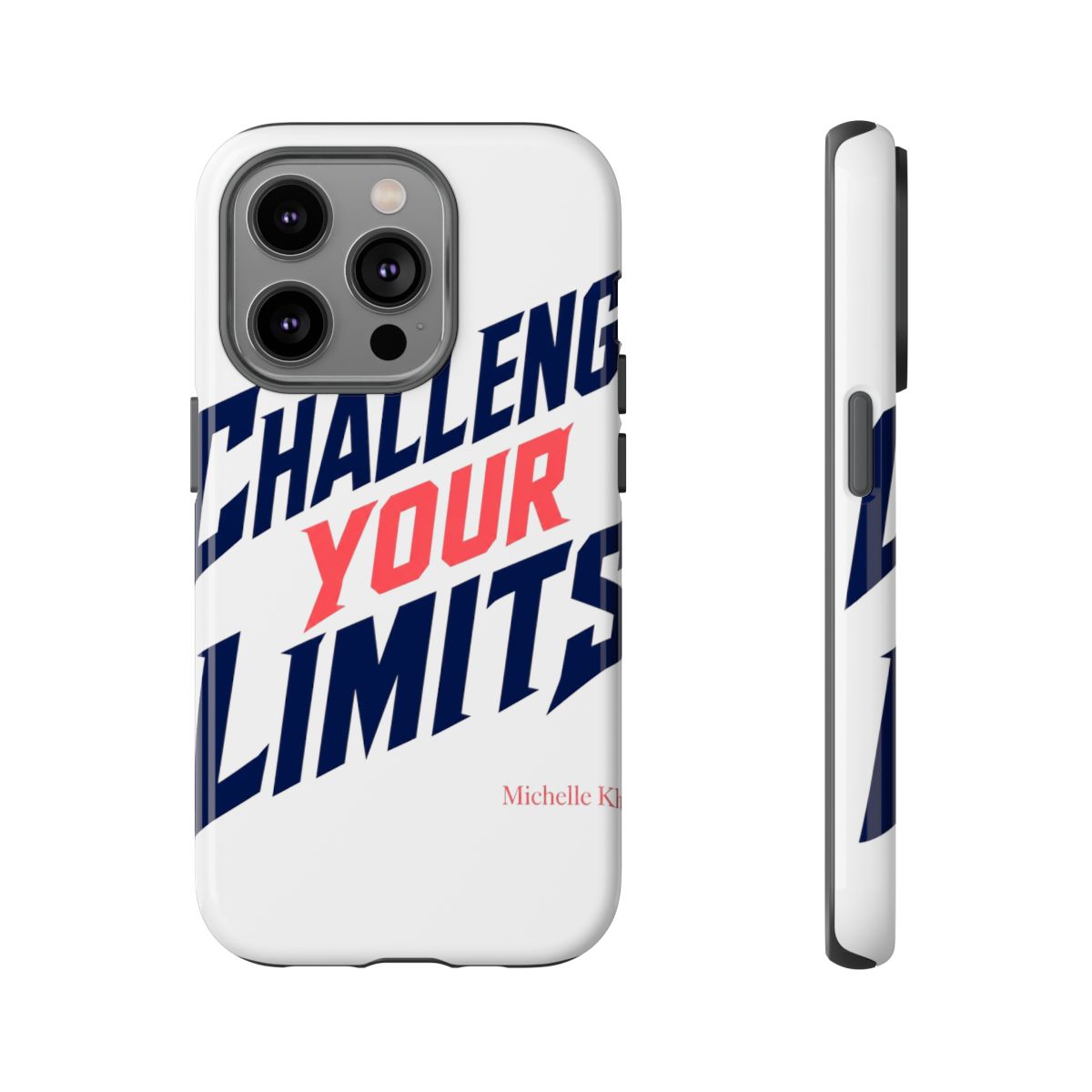 Michelle Khare "Challenge Your Limits" Phone Case - alternate angle 4, merchandise