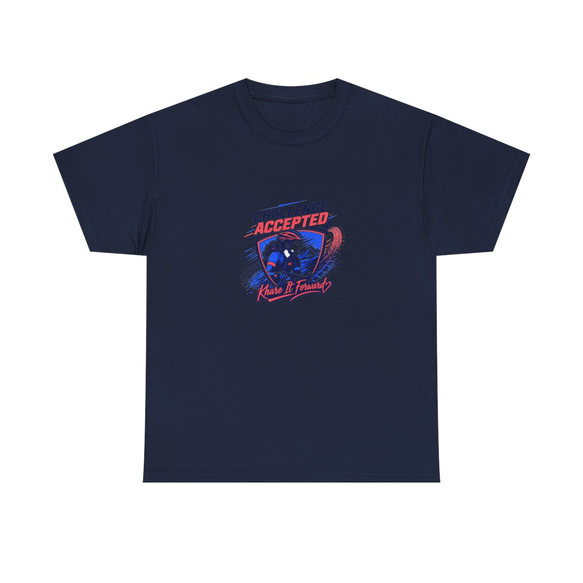 Michelle Khare "Challenge Accepted" Unisex Tee - alternate angle 5, merchandise