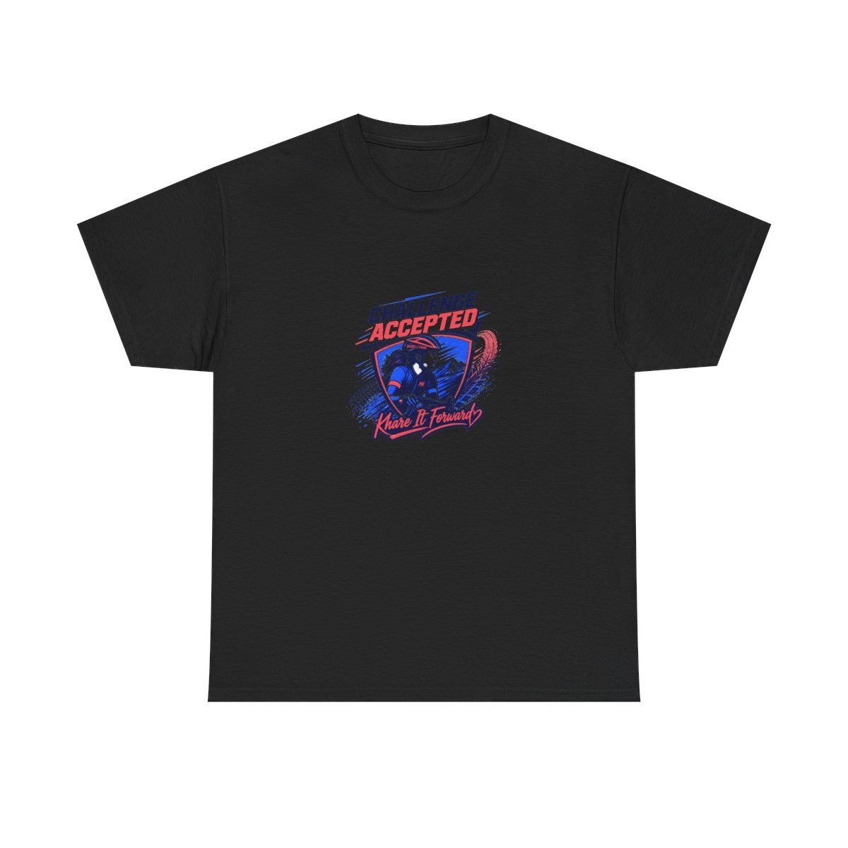 Michelle Khare "Challenge Accepted" Unisex Tee - alternate angle 2, merchandise