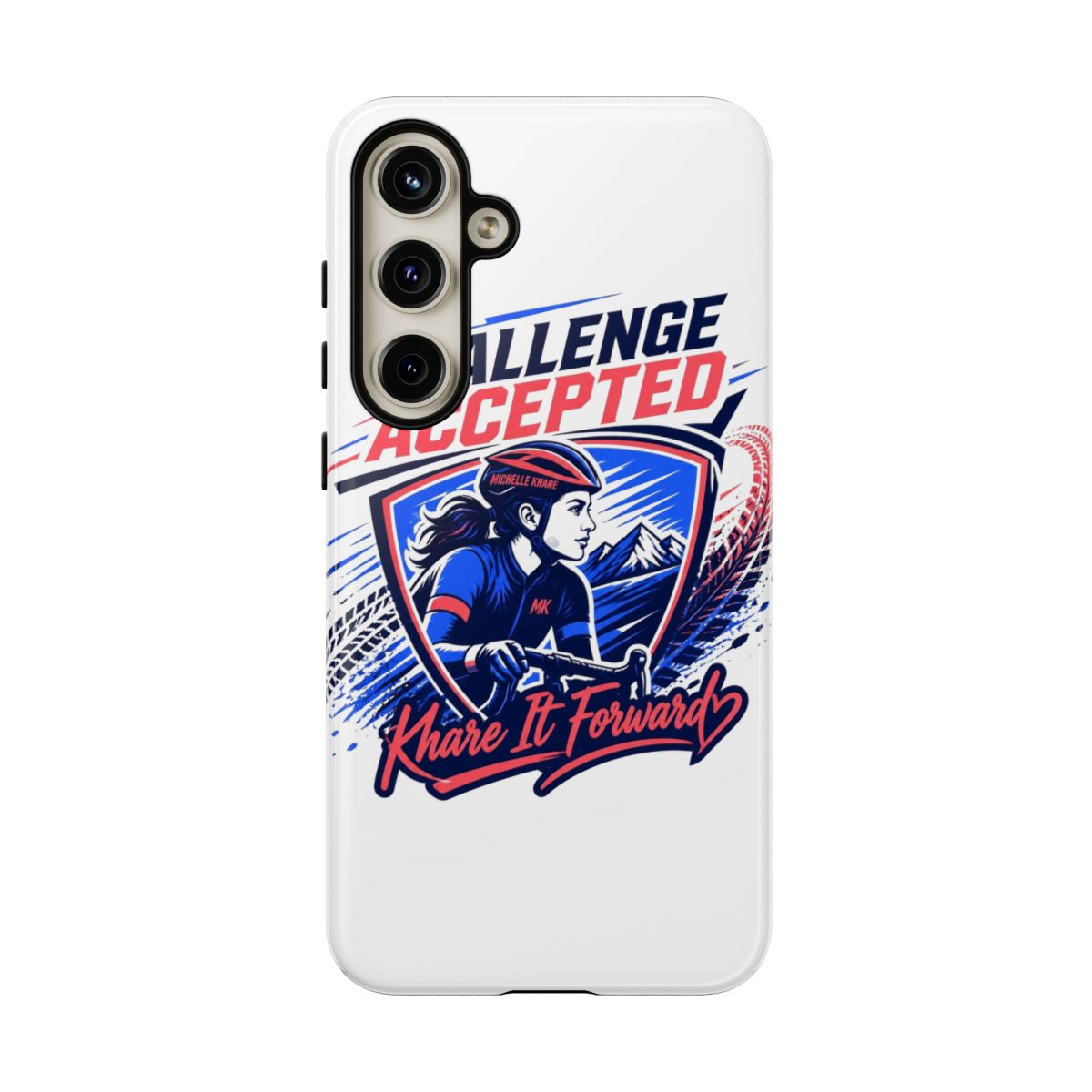 Michelle Khare "Challenge Accepted" Phone Case - alternate angle 4, merchandise