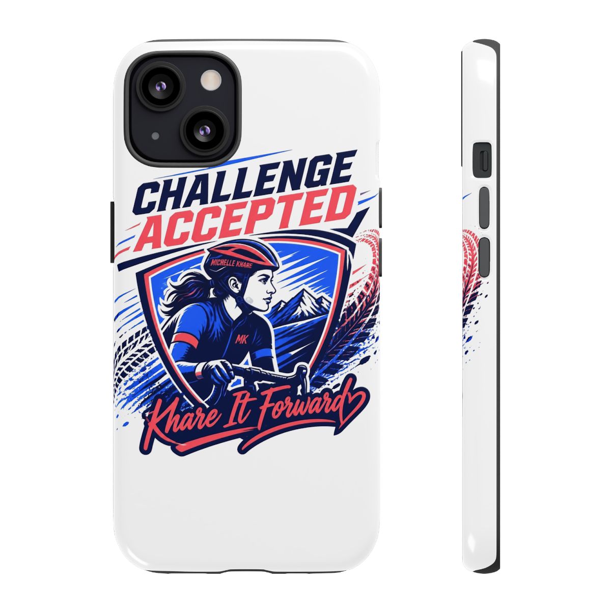 Michelle Khare "Challenge Accepted" Phone Case - alternate angle 5, merchandise