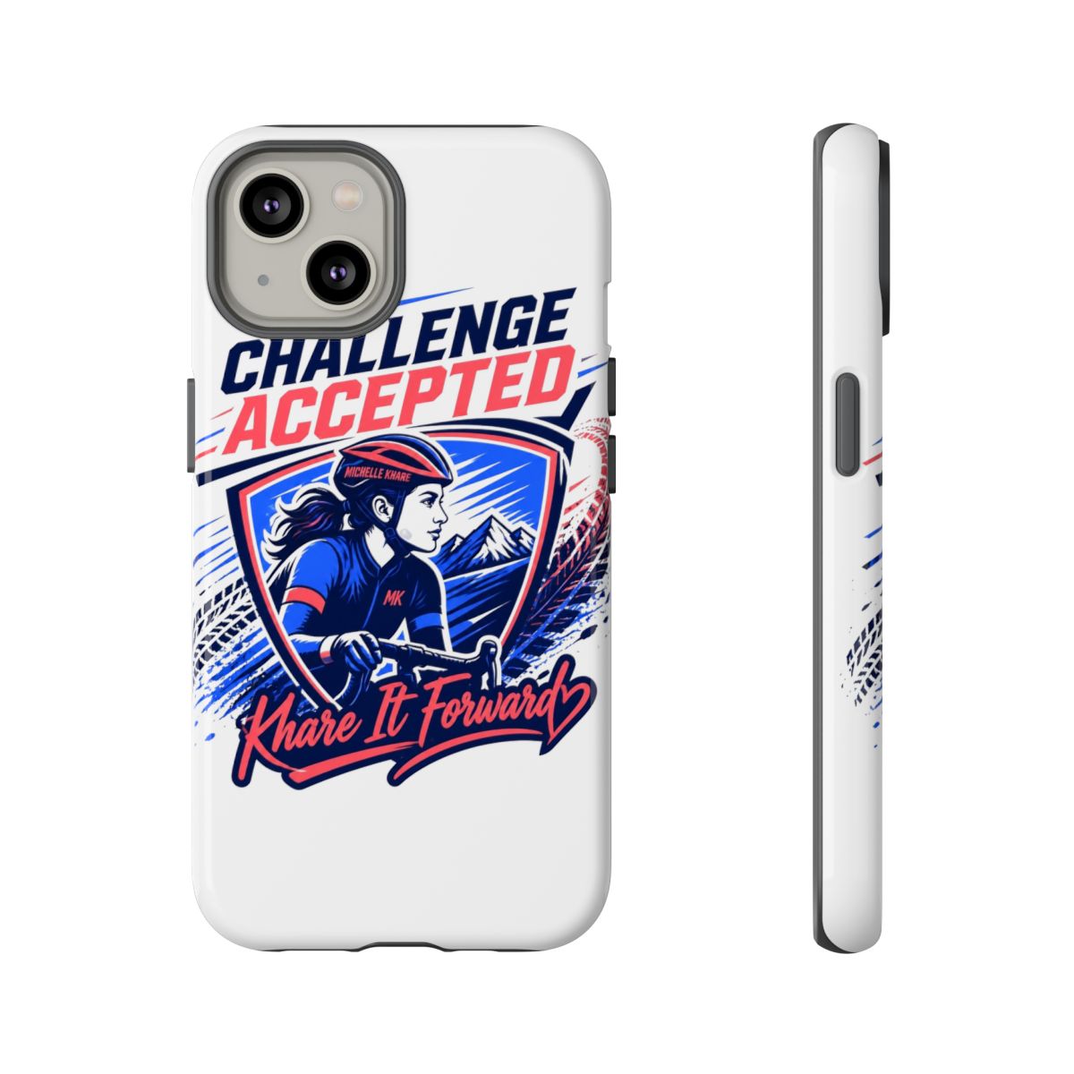 Michelle Khare "Challenge Accepted" Phone Case - alternate angle 4, merchandise