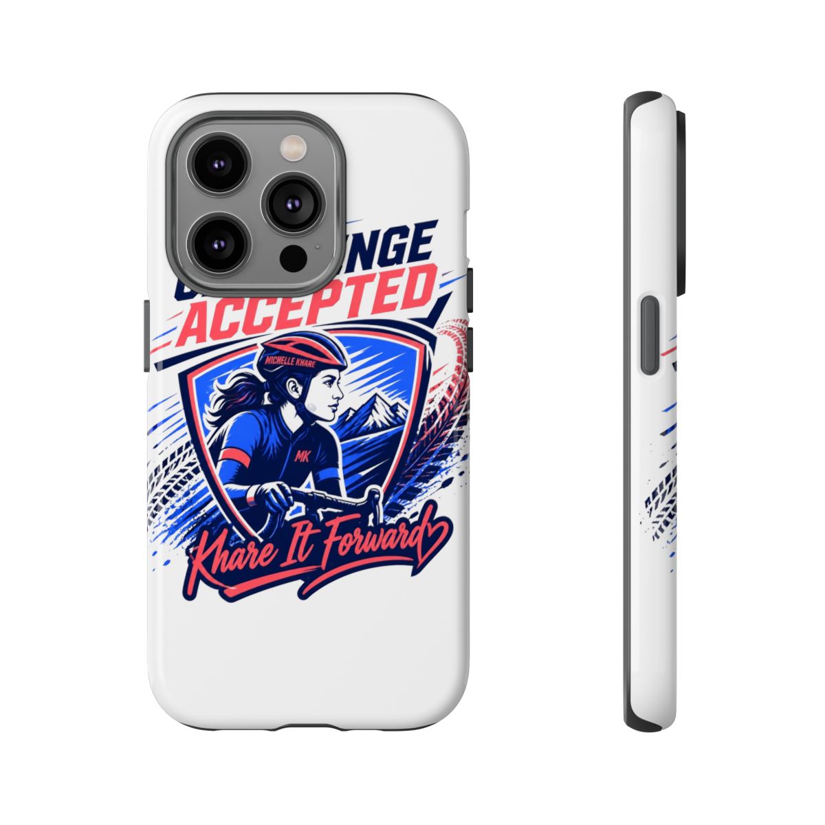 Michelle Khare "Challenge Accepted" Phone Case - alternate angle 5, merchandise