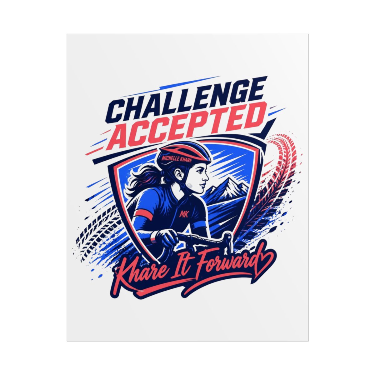 Michelle Khare "Challenge Accepted" Poster - alternate angle 1, merchandise